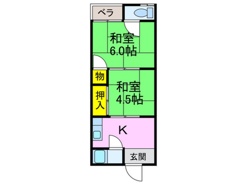 間取図 ヒロミマンション