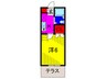 アザリア 1Kの間取り