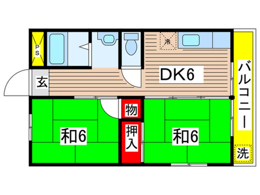 間取図 ハイツ池田