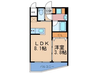 間取図 ディームス御幣島