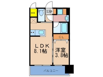 間取図 ディームス御幣島