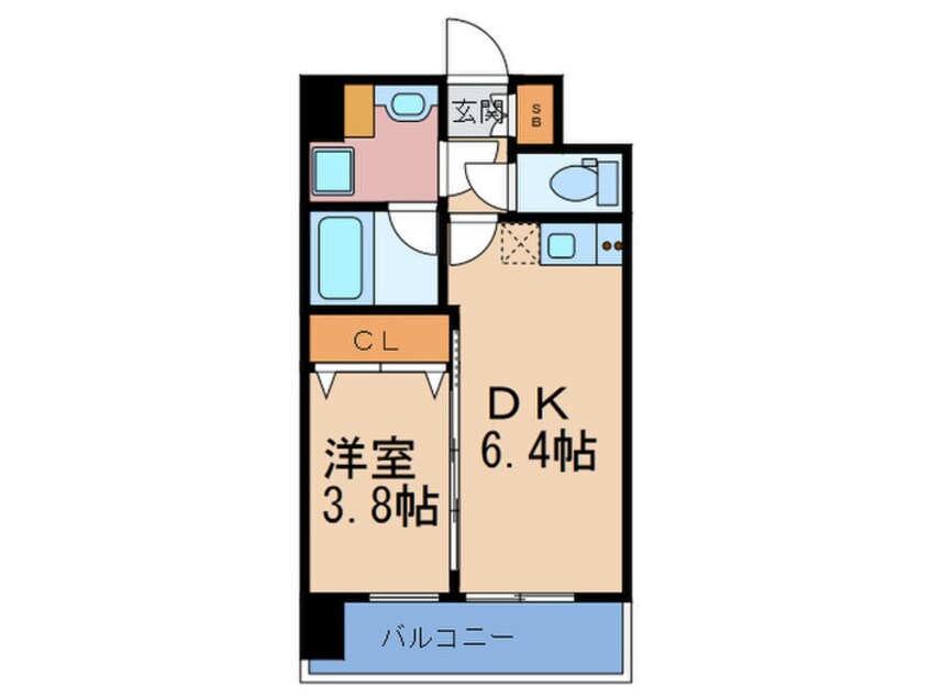 間取図 ディームス御幣島