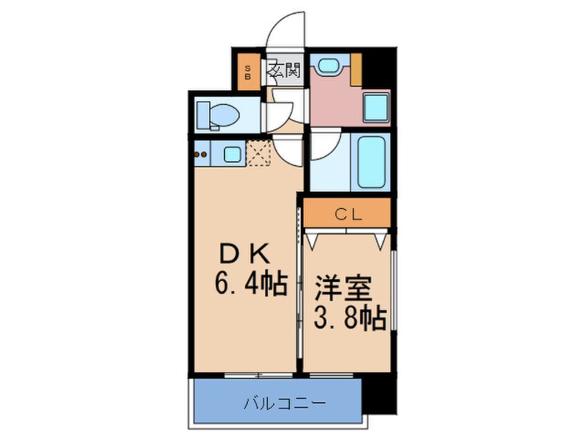 間取図 ディームス御幣島