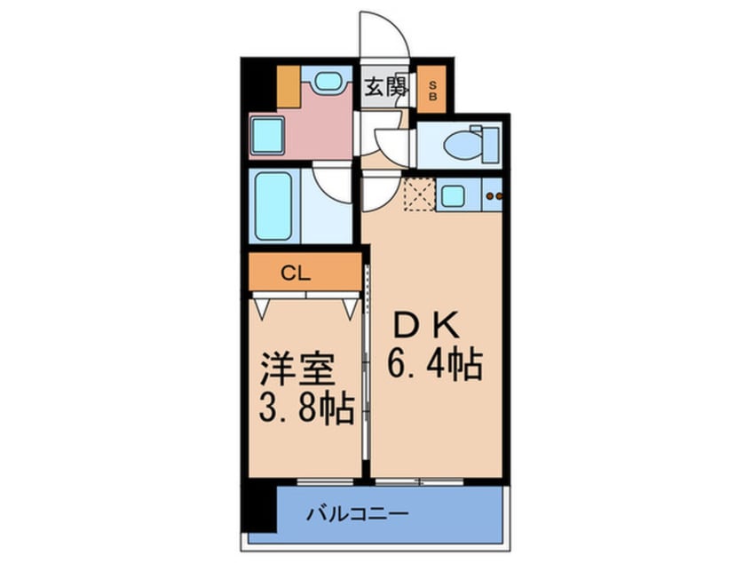 間取図 ディームス御幣島