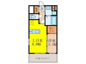 間取図 Luxe新大阪西