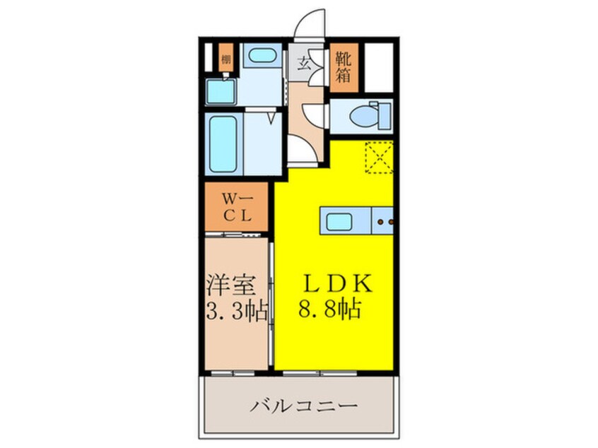 間取図 Luxe新大阪西