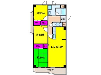 間取図 イルシオン長滝