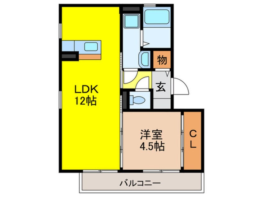 間取図 フロ－レンス宮町
