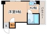 プレアール田辺 1Kの間取り