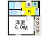 セイントヒルⅡ 1Kの間取り