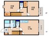 アラモ－ドK 2DKの間取り