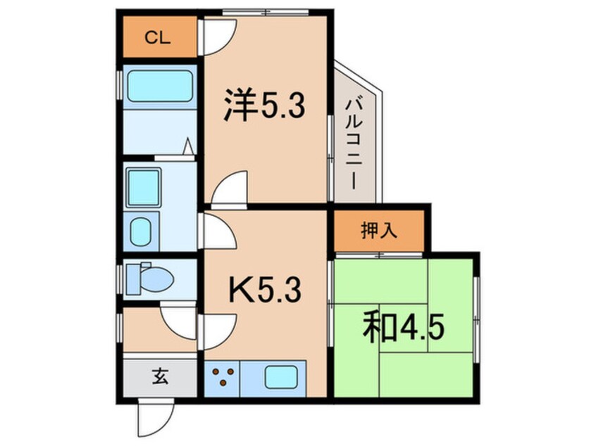 間取図 シティハイム　サンビレッジ