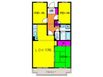 間取図 サニ－コ－ト高松