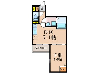 間取図 アクロス大和田アパートメントⅣ