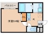 フジパレス我孫子西Ⅱ番館 1Kの間取り