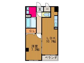 間取図 エアリ－ＵＳⅡ