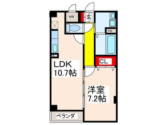 間取図 エアリ－ＵＳⅡ