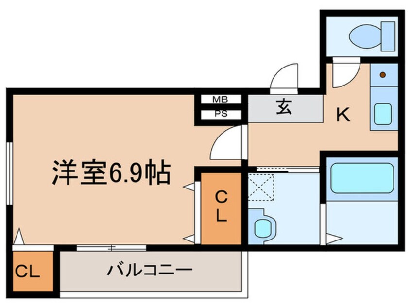 間取図 フジパレス尼崎東園田WEST