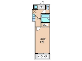 間取図 サクセス西心斎橋
