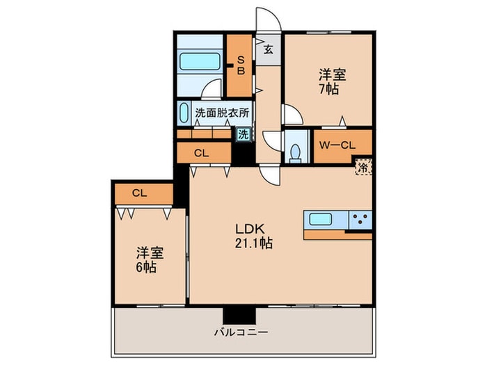 間取り図 ショウエイ靱