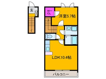 間取図 ティンカ－・ベルＲＳ