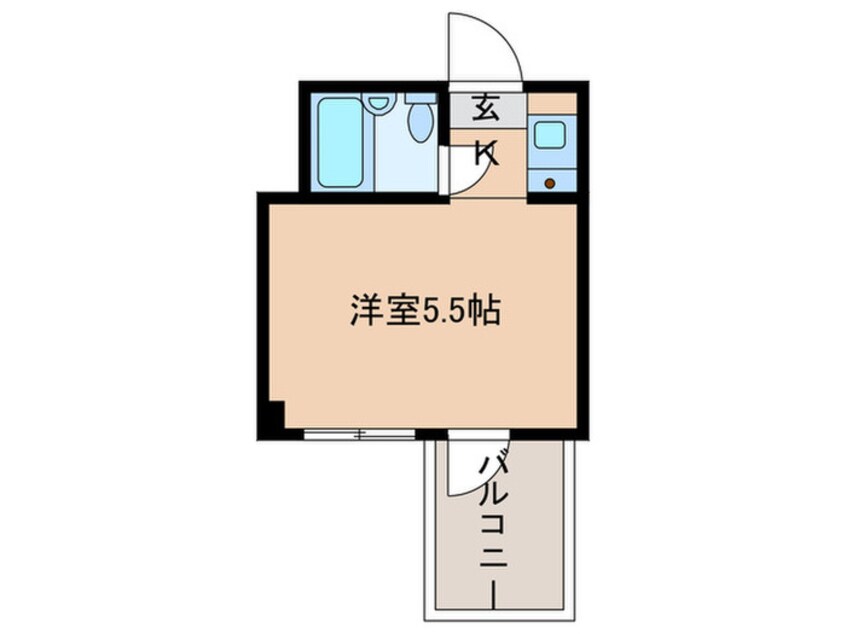 間取図 ﾗｺﾝﾃ・ｽｨｴﾙ