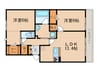 グランドルミエール 2LDKの間取り