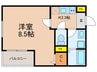 仮)REGIES塚本 1Kの間取り