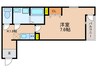仮)REGIES塚本 1Kの間取り