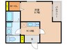 仮)REGIES塚本 1Kの間取り