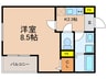 仮)REGIES塚本 1Kの間取り