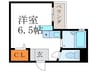シマダマンション 1Rの間取り