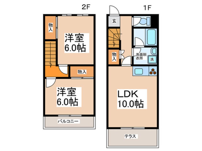 間取図 カメリア２１