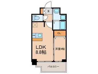 間取図 プレサンスOSAKA姫里ヴィオン