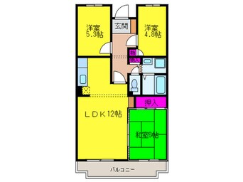 間取図 ラフィネ末広