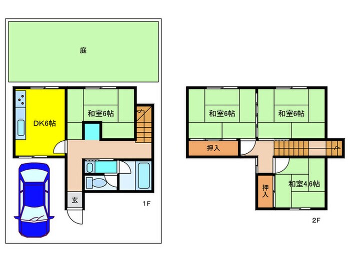 間取り図 仮）交野市藤が尾４丁目