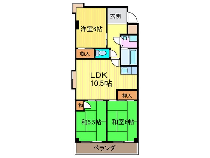 間取り図 アルカサ－ノＫＩＴＡＩ