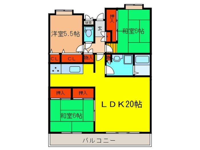 間取り図 サンクレールヨシナガ