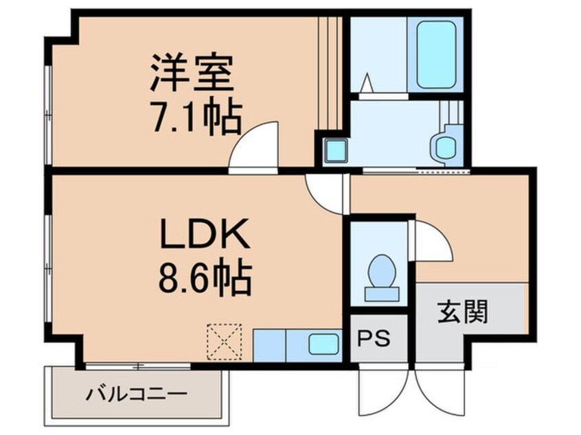 間取図 カームコーポ
