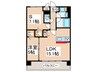 仮）港区市岡1丁目プロジェクト 1LDK+Sの間取り