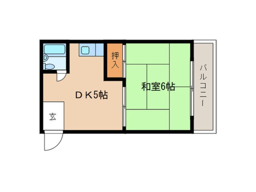 間取図 シャンテ今谷