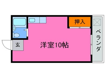 間取図 シャンテ今谷