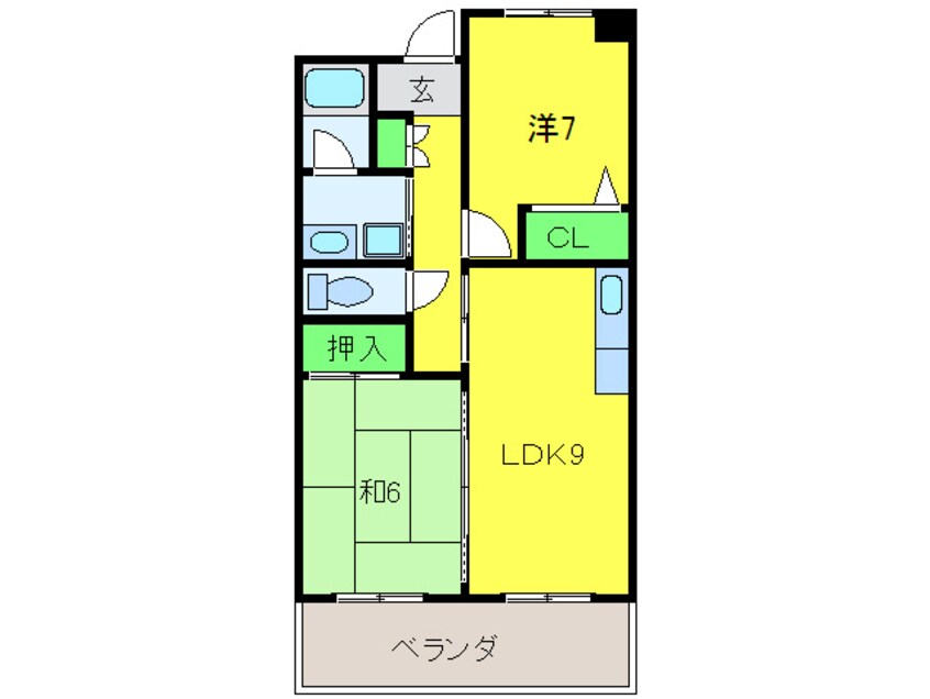 間取図 パレロワイヤル