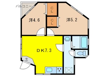 間取図 グリ－ンパレス