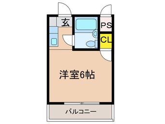 間取図 シャルマン武庫川