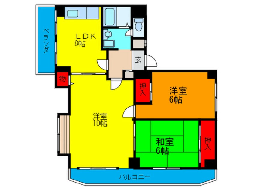 間取図 グレースマンション