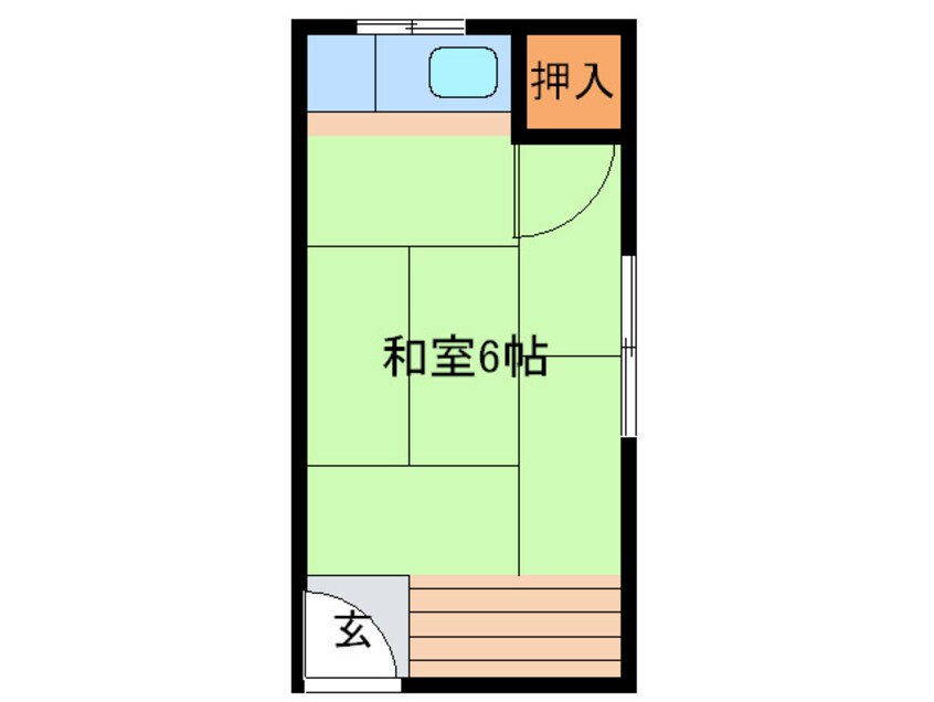 間取図 白鳩荘