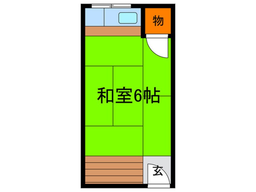 間取図 白鳩荘