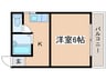 ハイツライズワン 1Kの間取り