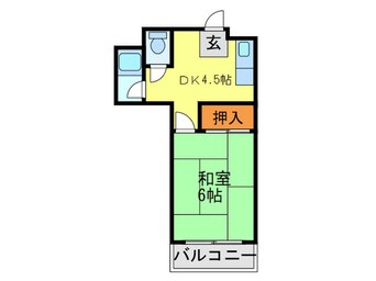 間取図 コンラッド深江橋